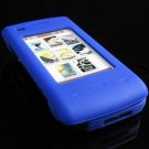 Soft Rubber Silicone Skin Cover Case for LG enV Touch VX11000 (Verizon) - Blue