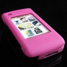 Soft Rubber Silicone Skin Cover Case for LG enV Touch VX11000 (Verizon) - Hot Pink