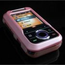 Hard Plastic Rubber Feel Cover Case for Motorola Rival A455 (Verizon) - Baby Pink