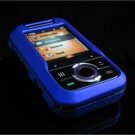 Hard Plastic Rubber Feel Cover Case for Motorola Rival A455 (Verizon) - Blue