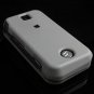 Hard Plastic Rubber Feel Cover Case for Motorola Rival A455 (Verizon) - Gray