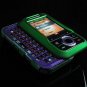 Hard Plastic Rubber Feel Cover Case for Motorola Rival A455 (Verizon) - Green