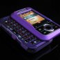 Hard Plastic Rubber Feel Cover Case for Motorola Rival A455 (Verizon) - Purple