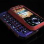 Hard Plastic Rubber Feel Cover Case for Motorola Rival A455 (Verizon) - Red