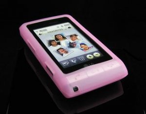 PREMIUM Soft Rubber Silicone Case for LG Dare - Pink