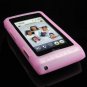 PREMIUM Soft Rubber Silicone Case for LG Dare - Pink