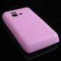 PREMIUM Soft Rubber Silicone Case for LG Dare - Pink