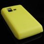 PREMIUM Soft Rubber Silicone Case for LG Dare - Yellow