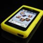 PREMIUM Soft Rubber Silicone Case for LG Dare - Yellow