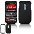 Hard Plastic Rubber Feel Cover Case for HTC Dash 3G - Black