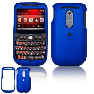 Hard Plastic Rubber Feel Cover Case for HTC Dash 3G - Dark Blue