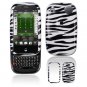Hard Plastic Design Shield Cover Case for Palm Pre - Black / White Zebra