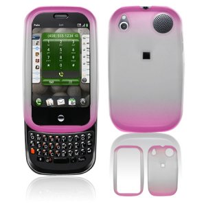 Hard Plastic Two Tone Frost Cover Case for Palm Pre - Pink