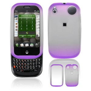 Hard Plastic Two Tone Frost Cover Case for Palm Pre - Purple