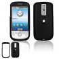 Hard Plastic Rubber Feel Cover Case for HTC G2 Mytouch - Black