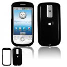 Hard Plastic Smooth Glossy Cover Case for HTC G2 Mytouch - Black