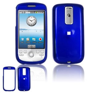 Hard Plastic Smooth Glossy Cover Case for HTC G2 Mytouch - Dark Blue