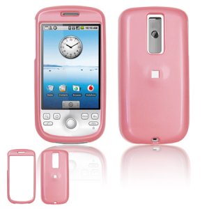 Hard Plastic Smooth Glossy Cover Case for HTC G2 Mytouch - Pink
