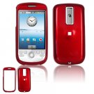 Hard Plastic Smooth Glossy Cover Case for HTC G2 Mytouch - Red