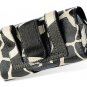 Horizontal Leather Safari Pouch Case Cover for LG enV3 VX9200 - Black / White Giraffe #1