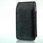 Vertical Leather Red Line Carrying Pouch (no belt clip) for LG enV3 VX9200