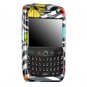 Hard Plastic Design Cover Case for BlackBerry Javelin 8900 - Rainbow Butterfly Zebra