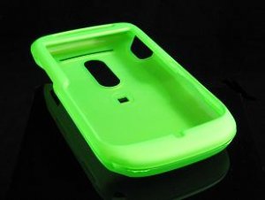 Hard Plastic Rubber Feel Cover Case for HTC Dash 3G - Green