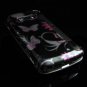 Hard Plastic Design Cover Case for LG enV Touch VX11000 (Verizon) - Pink Butterfly
