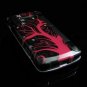 Hard Plastic Design Cover Case for LG enV Touch VX11000 (Verizon) - Pink Snow Flake