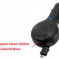 Micro USB Retractable Plug in Car Charger for Motorola Rival A455 (Verizon)