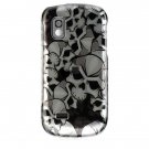 Hard Plastic Design Cover Case for Samsung Solstice (AT&T) - Black Skull