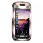 Hard Plastic Design Cover Case for Samsung Solstice (AT&T) - Hot Pink Diagonal Check