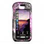 Hard Plastic Design Cover Case for Samsung Solstice (AT&T) - Pink Butterfly