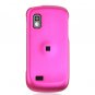 Hard Plastic Rubber Feel Case for Samsung Solstice (AT&T) - Hot Pink