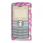 Hard Plastic Design Cover Case for LG enV3 VX9200 (Verizon) - Hot Pink / Silver Zebra
