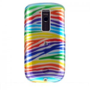 Hard Plastic Design Cover Case for HTC G2 Mytouch - Rainbow Zebra
