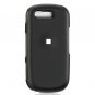 Hard Plastic Rubber Feel Case for Samsung Highlight T749 - Black