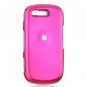 Hard Plastic Rubber Feel Case for Samsung Highlight T749 - Hot Pink