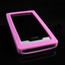Hot Pink Soft Rubber Silicone Skin Case Cover for Microsoft Zune HD 16GB/32GB Player