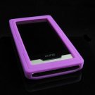 Baby Purple Soft Rubber Silicone Skin Case Cover for Microsoft Zune HD 16GB/32GB Player
