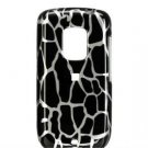 Hard Plastic Design Faceplate Case Cover for HTC Hero - Black Giraffe