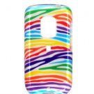 Hard Plastic Design Faceplate Case Cover for HTC Hero - Rainbow Stripes