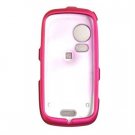 Hard Plastic Rubber Feel Faceplate Case Cover for Samsung Instinct HD - Pink