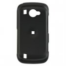 Hard Plastic Rubber Feel Faceplate Case Cover for Samsung Omnia 2 i920 - Black