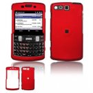 Hard Plastic Rubber Feel Faceplate Case Cover for Samsung Intrepid i350 - Dark Red