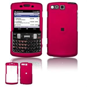 Hard Plastic Rubber Feel Faceplate Case Cover for Samsung Intrepid i350 - Pink
