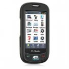 Hard Plastic Rubber Feel Case for Samsung Highlight T749 - Black