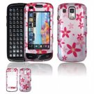Hard Plastic Design Faceplate Case Cover for Samsung Rogue U960 - Flowers