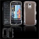 Hard Plastic Glossy Faceplate Case Cover for Samsung Rogue U960 - Clear