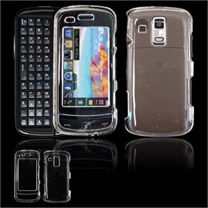 Hard Plastic Glossy Faceplate Case Cover for Samsung Rogue U960 - Clear